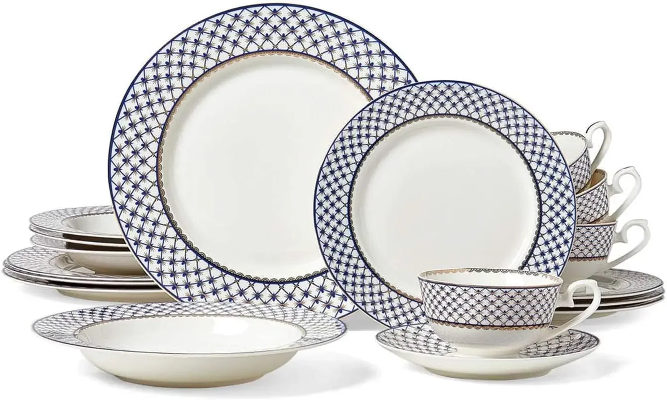 57-pc Banquet Dinnerware Set Luxury Bone China