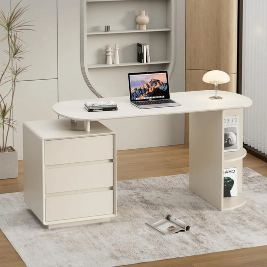 Computer Desk With Drawers And Shelves