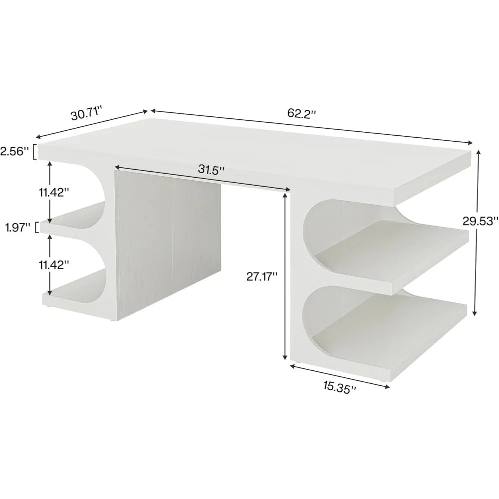 Executive Large Computer Desks with Storage