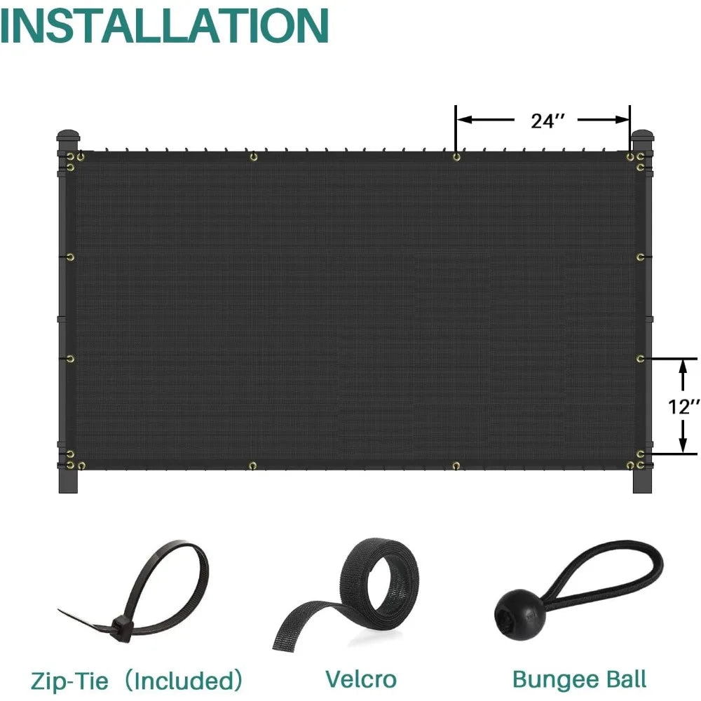 8'x300' Privacy Fence Screen Net Fencing