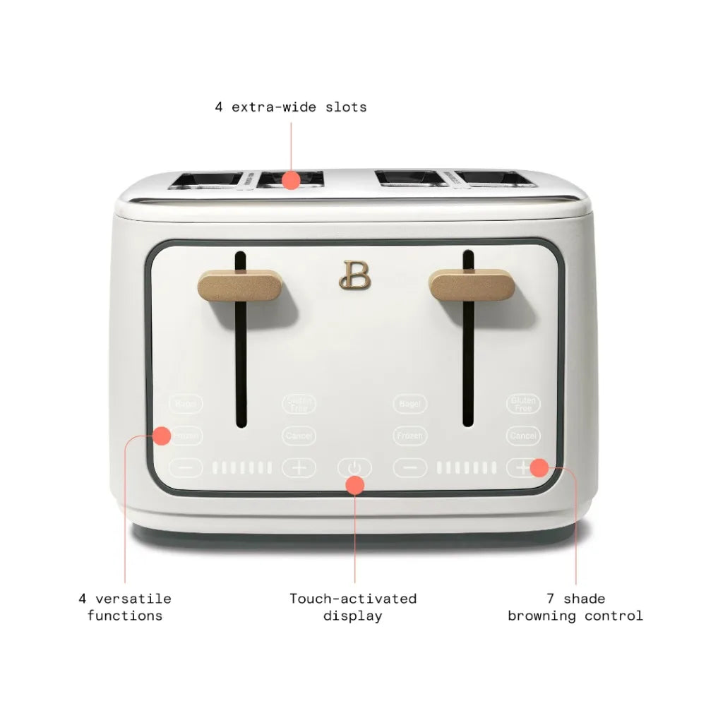 New Beautiful 4 Slice Toaster