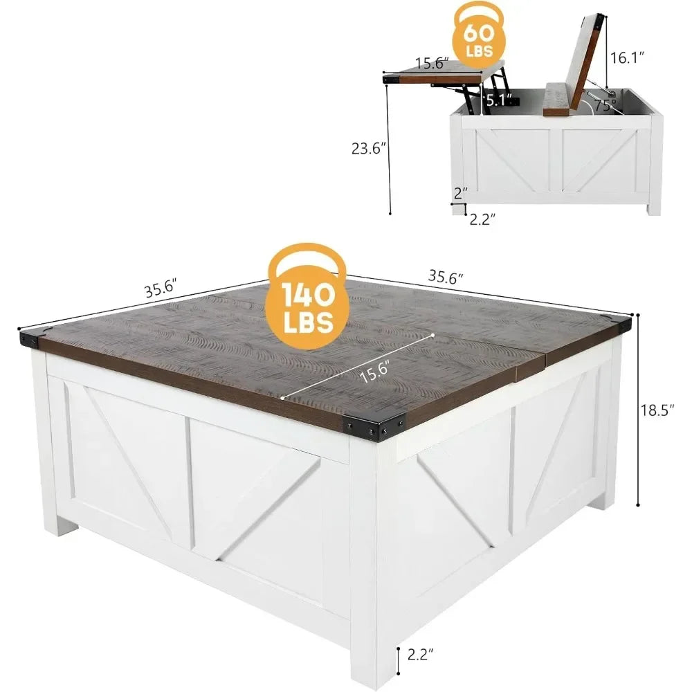 Lift Top Coffee Table With Storage