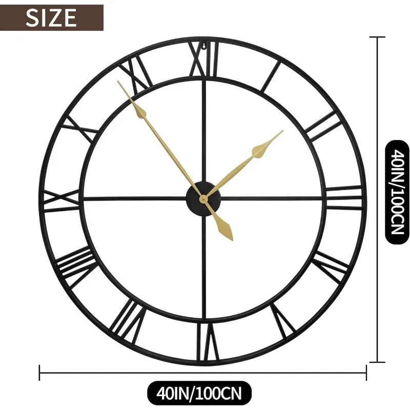 40 Inch Extra Large Modern Wall Clock