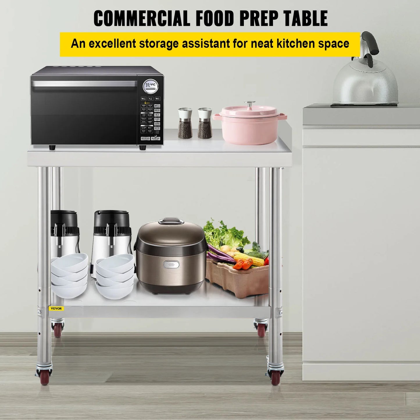 Stainless Steel Prep Table