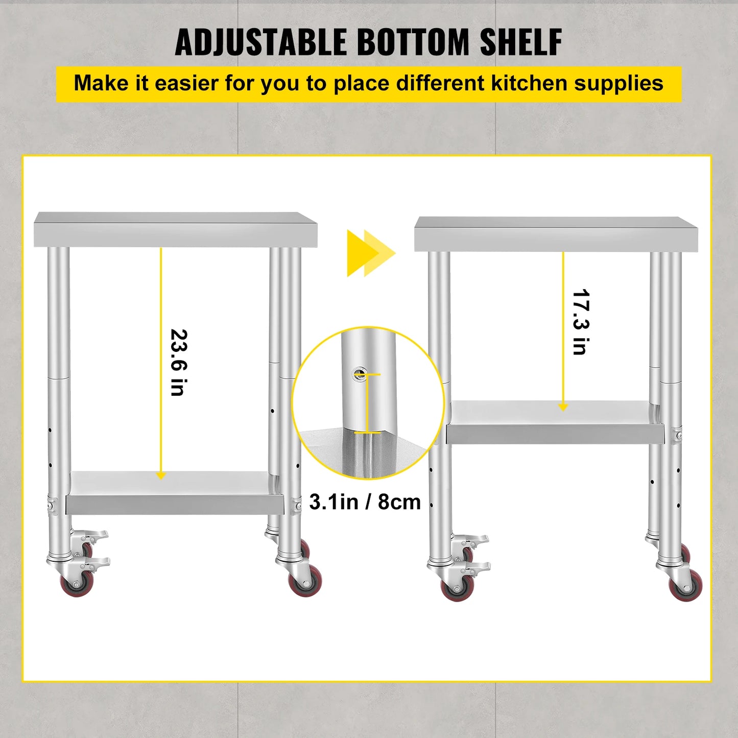 Stainless Steel Work Table