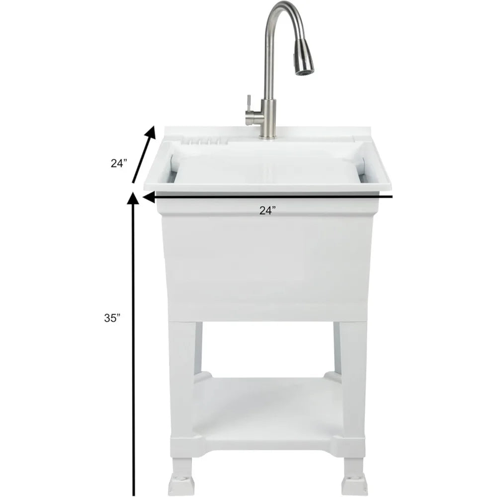 Plastic Freestanding UtilityTub