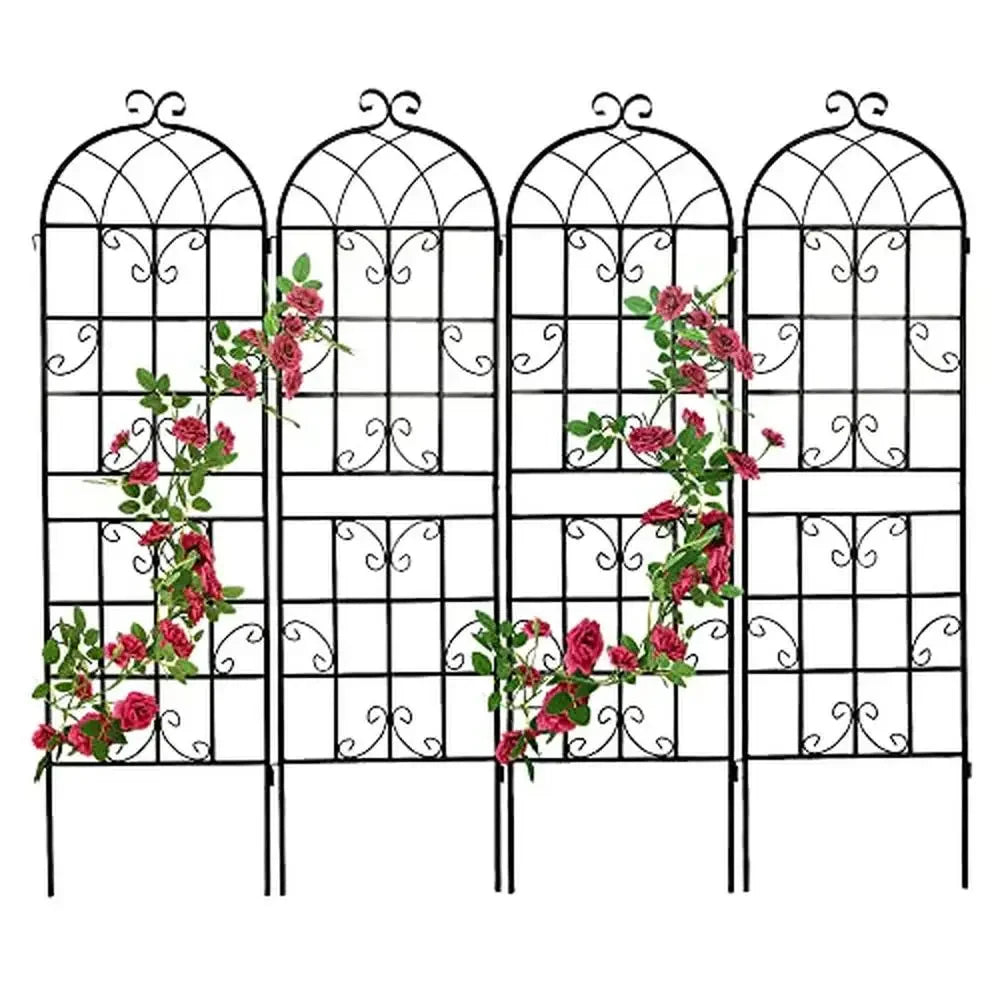 Black Metal Garden Trellis