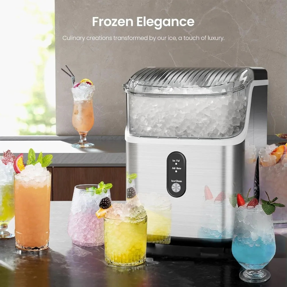 Ice Maker with Sonic Ice Scoop & Basket