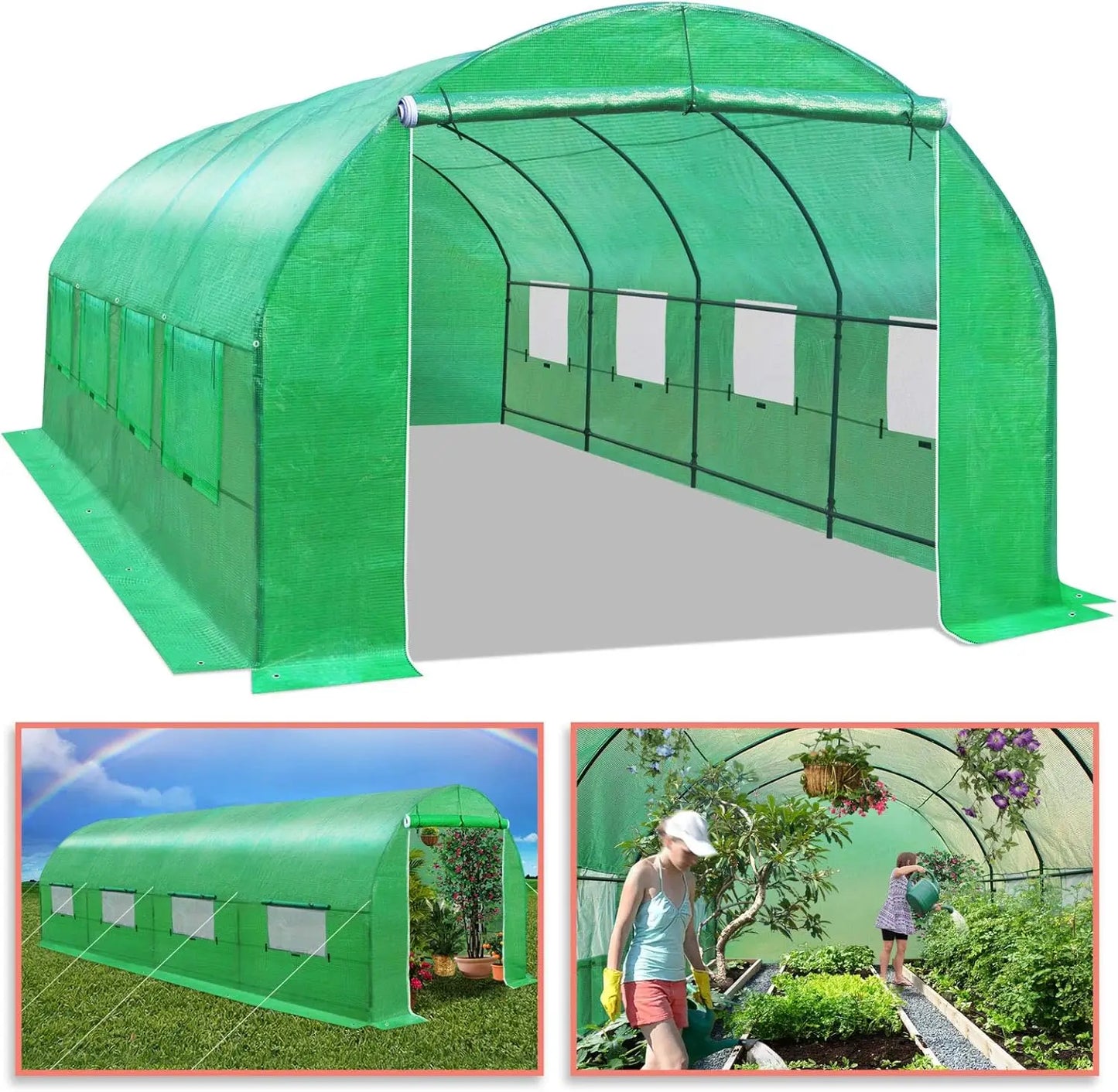 Walk in Larger Hot Green House