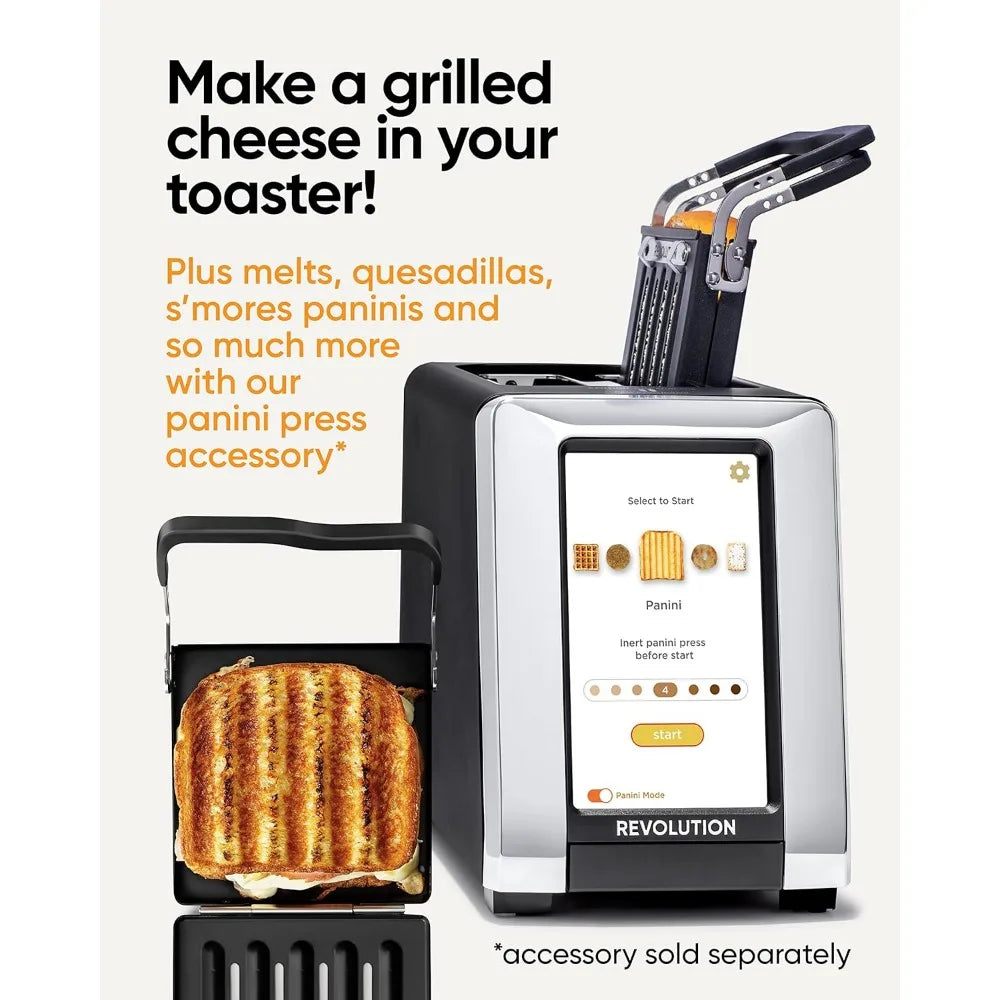 High-Speed Touchscreen Toaster – 2-Slice Smart Toaster