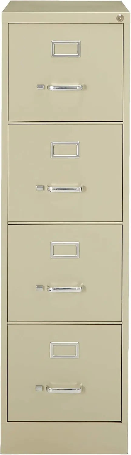 4-Drawer Vertical File With Lock