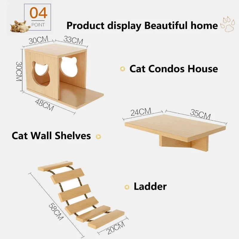 Cat Wall Shelves and Perches