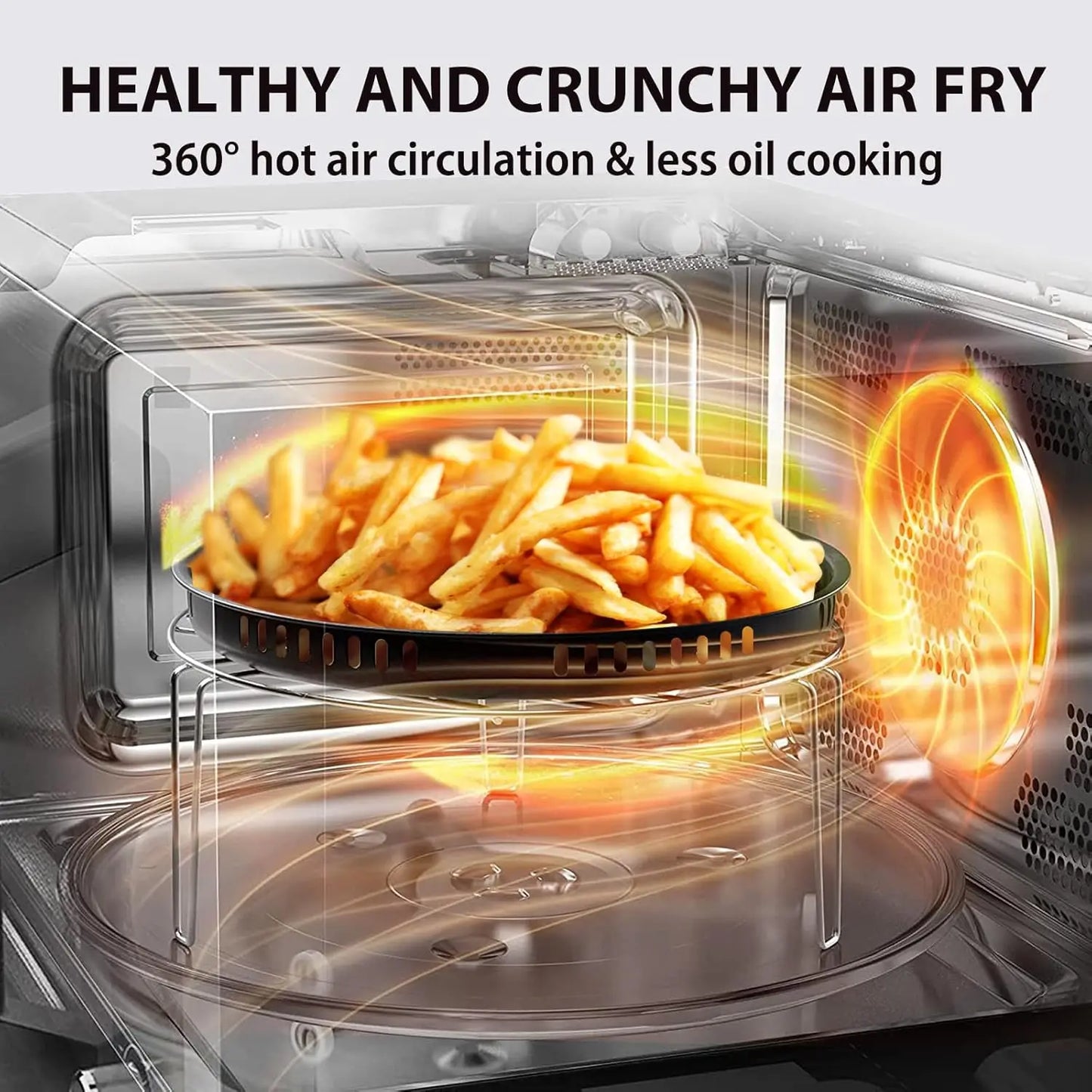 Inverter Countertop Microwave Oven Air Fryer Combo