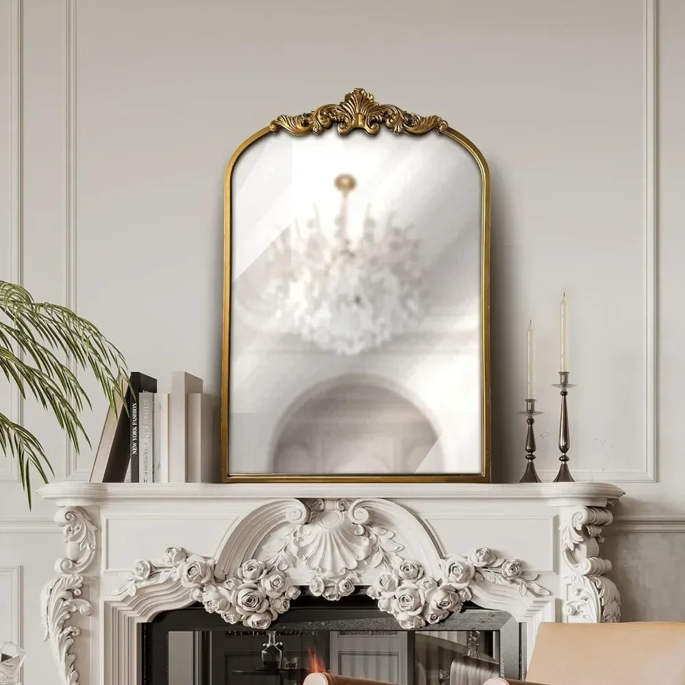 Gold Traditional Vintage Ornate Baroque Mirror