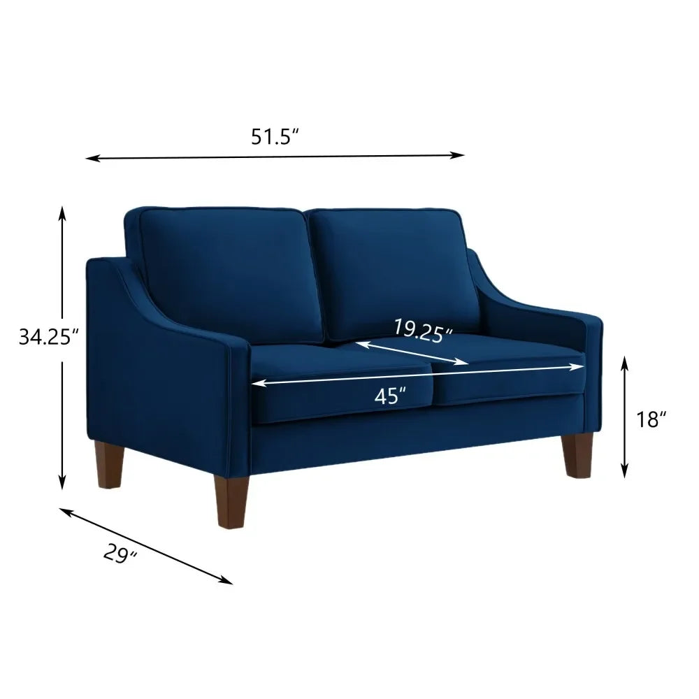 Modern Loveseat Sofa Small Couch