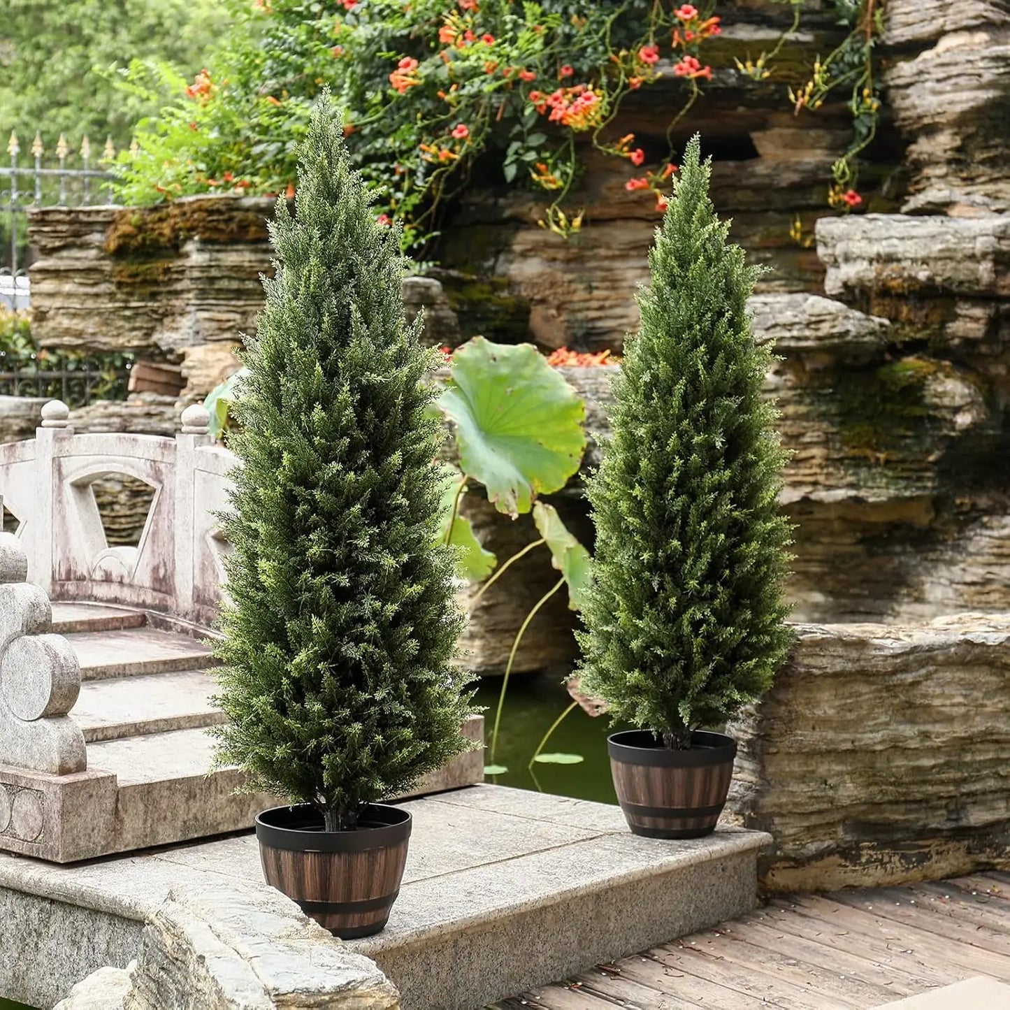 4ft(48”) Artificial Cedar Shrub