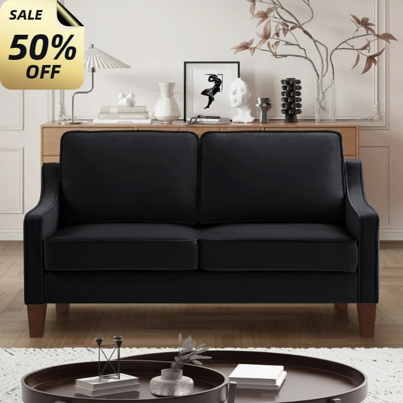 Modern Loveseat Sofa Small Couch