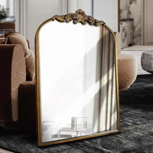 Gold Traditional Vintage Ornate Baroque Mirror