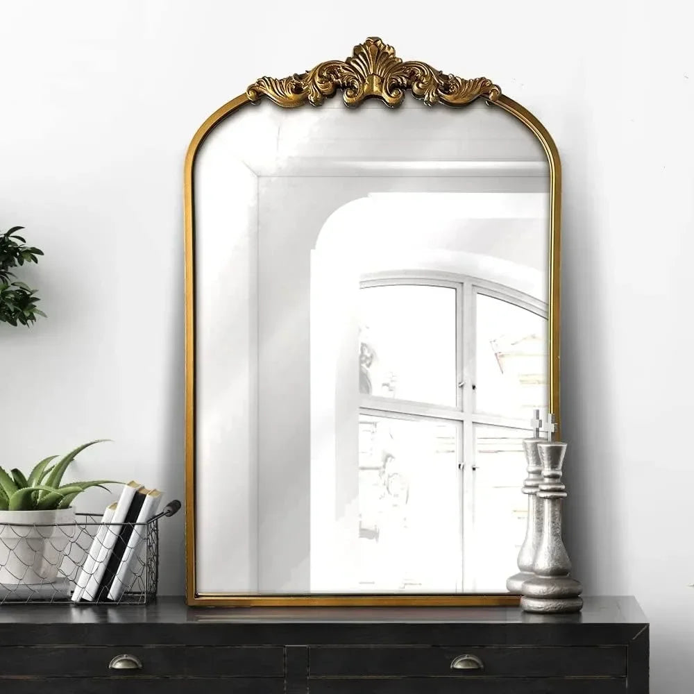 Gold Traditional Vintage Ornate Baroque Mirror