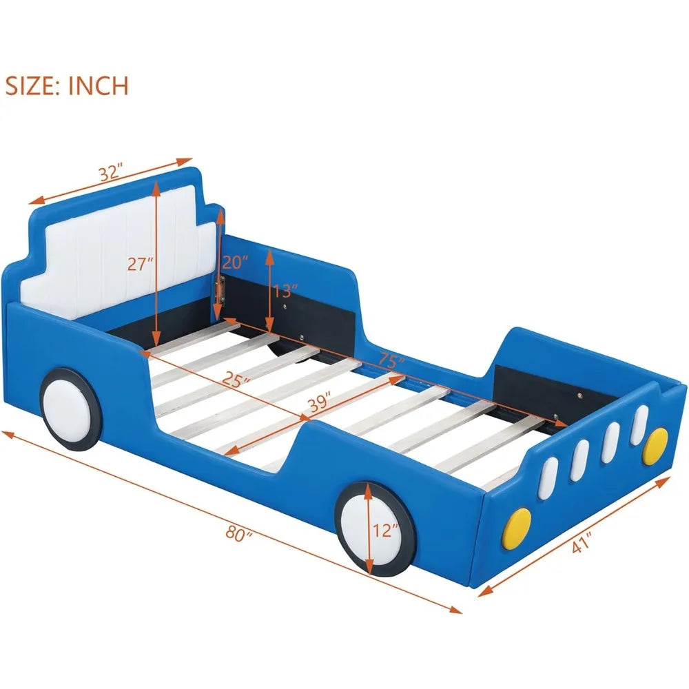 Leather Car Bed Frame