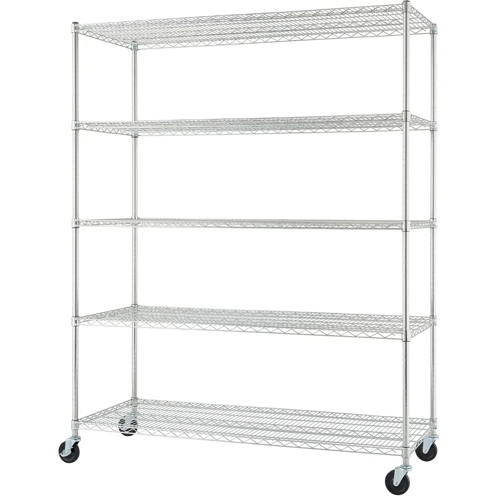 5-Tier Adjustable Wire Shelving