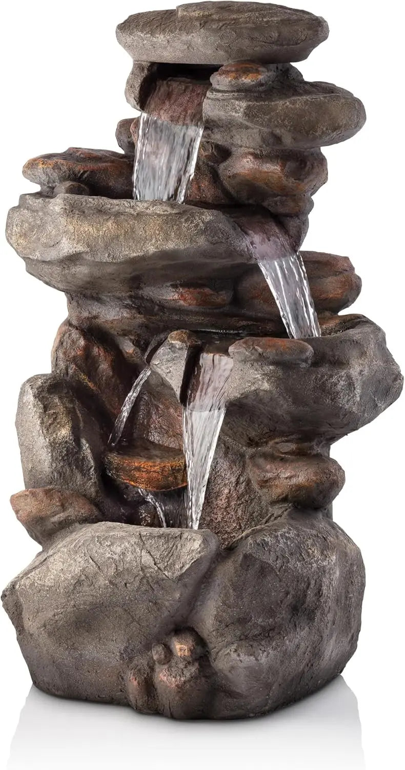 Outdoor Floor Rock Water Fountain