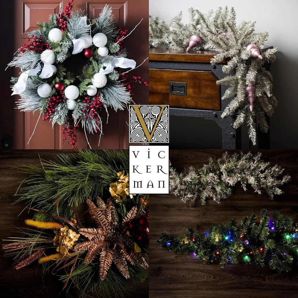 84 "Cheyenne Pine Artificial Christmas Wreaths