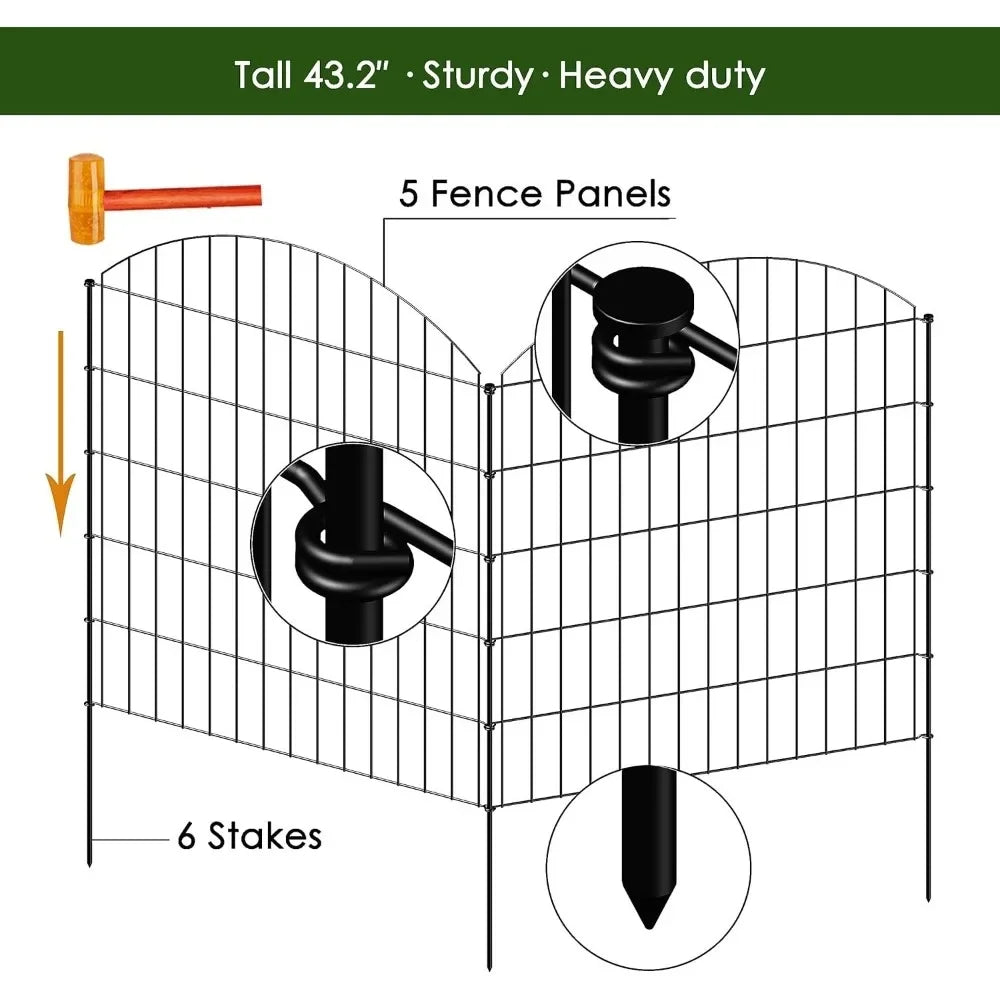 Decorative Metal Garden Fence