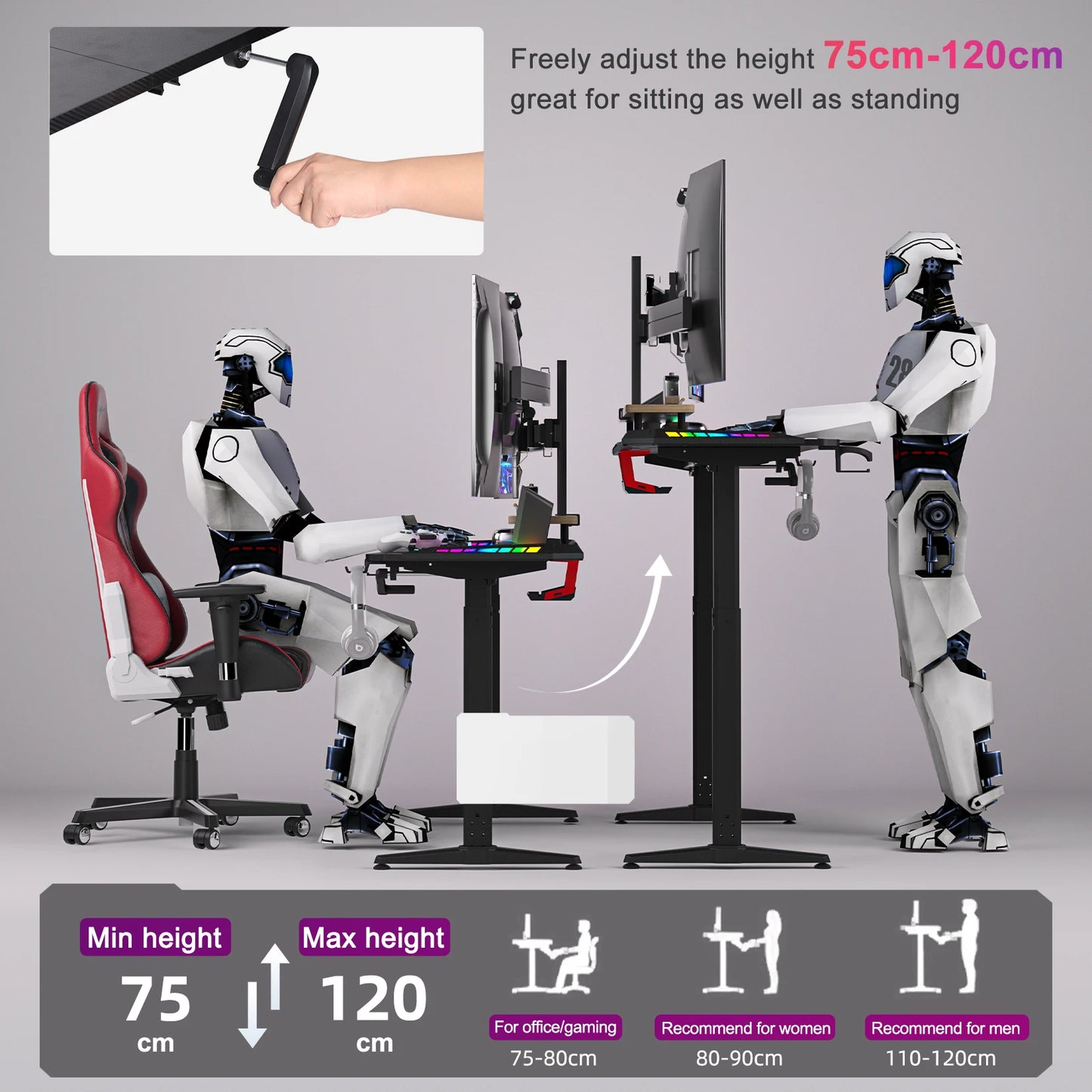 Height Adjustable Standing Desk