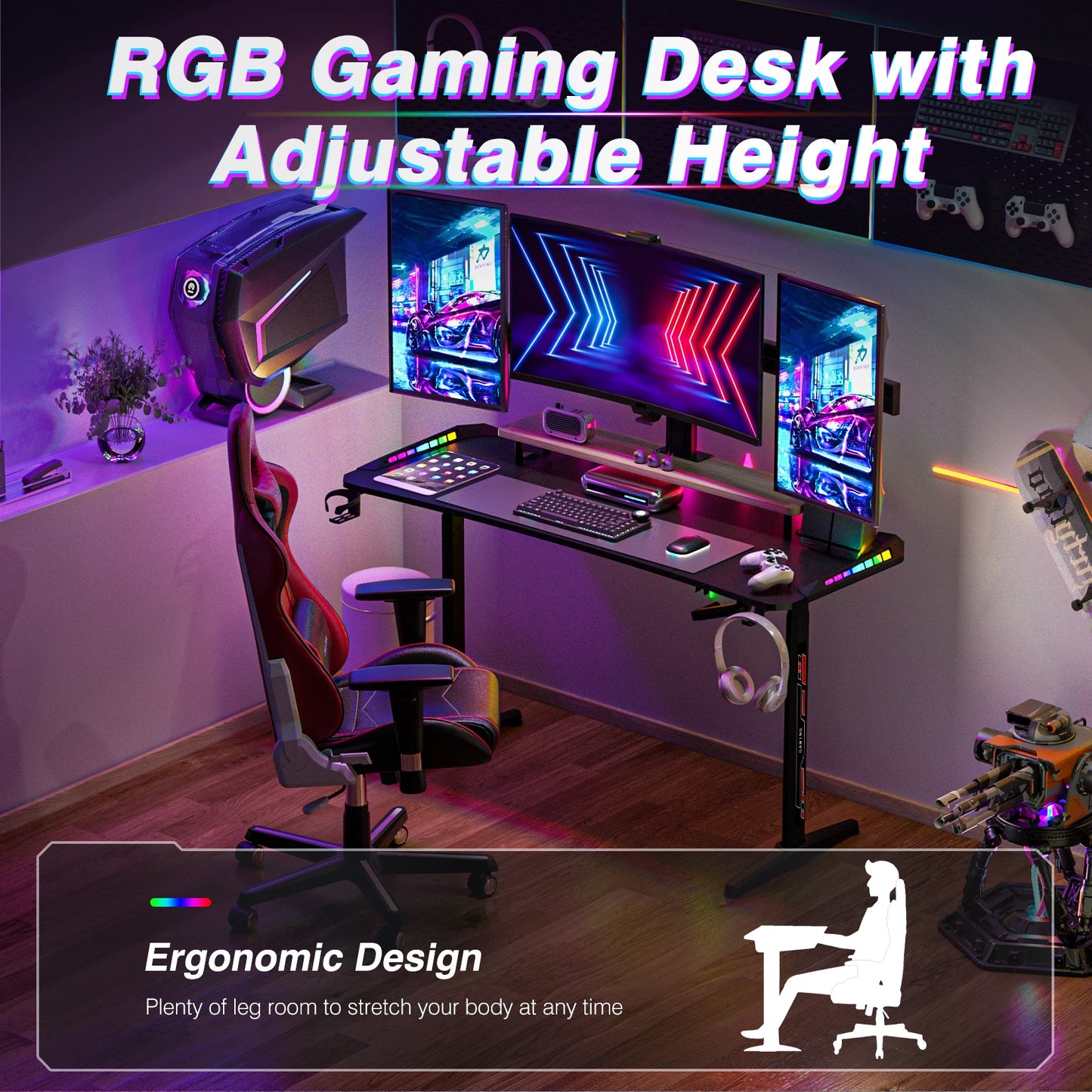 Height Adjustable Standing Desk