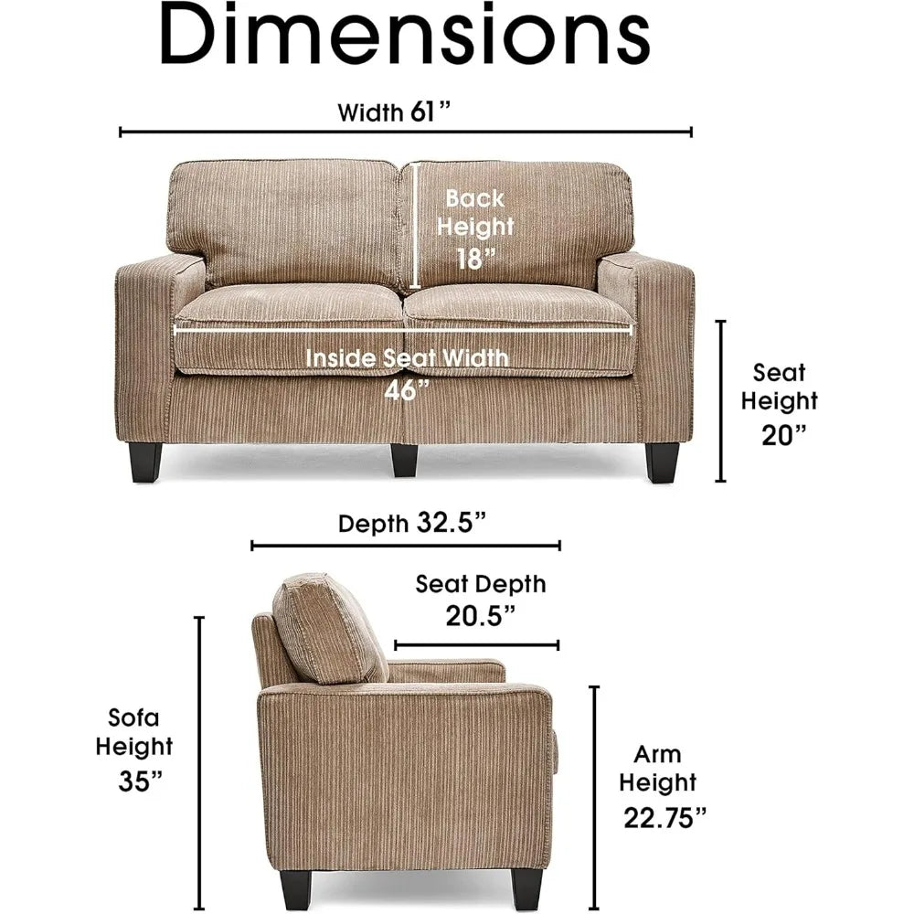 Upholstered Modern Design Couch