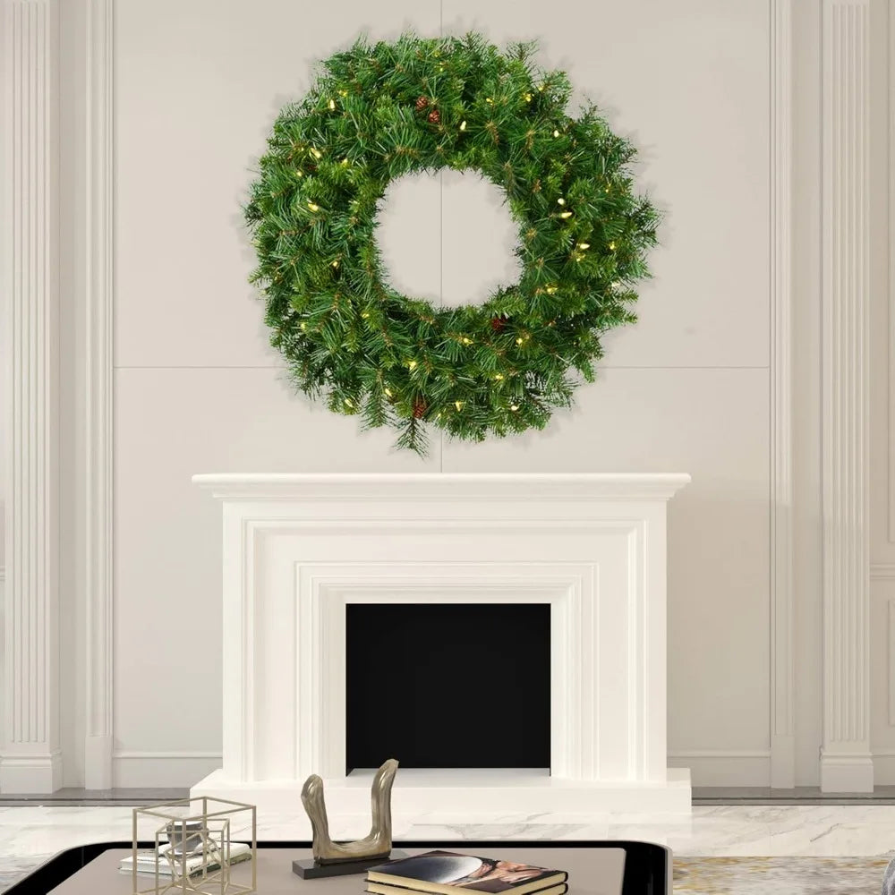 84 "Cheyenne Pine Artificial Christmas Wreaths