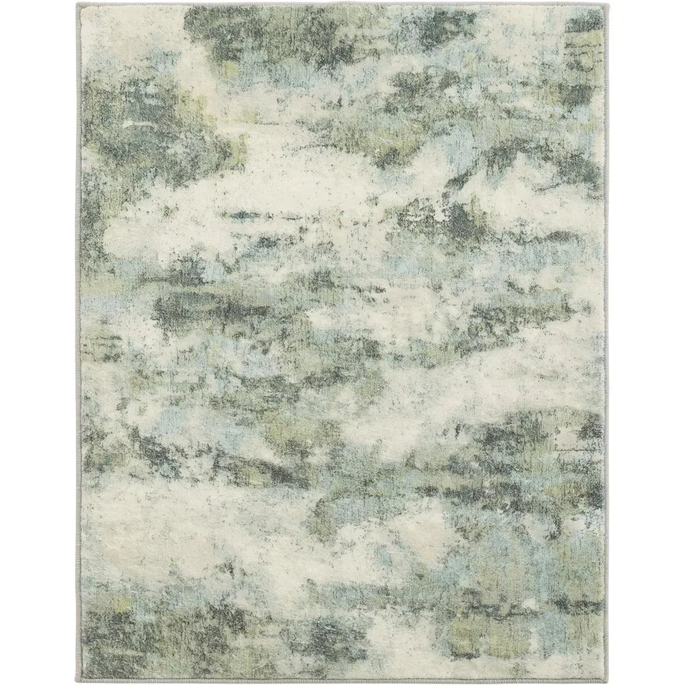 Modern, L,ow Pile,  Stain Resistant Rug