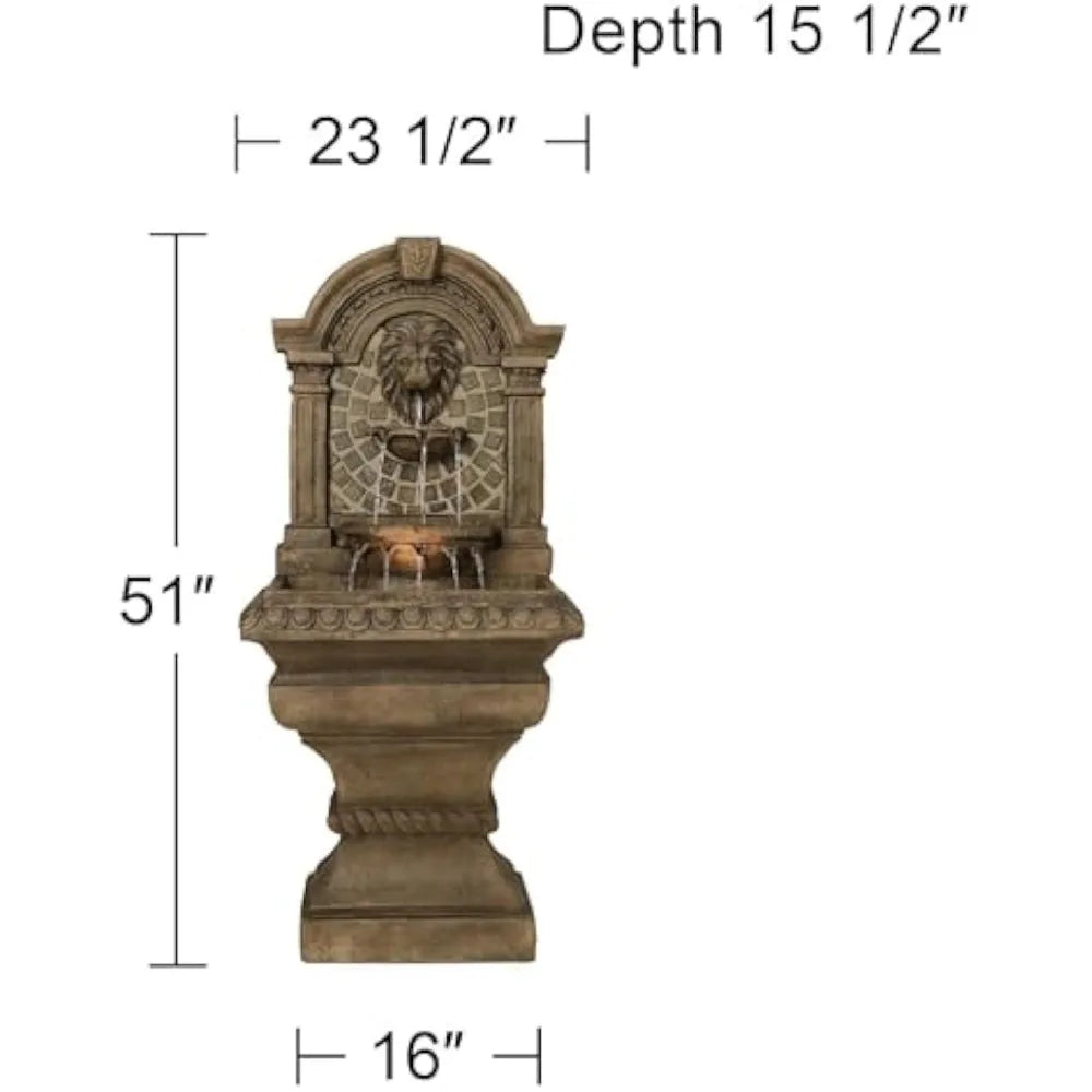 3 Tiered Wall Water Fountain