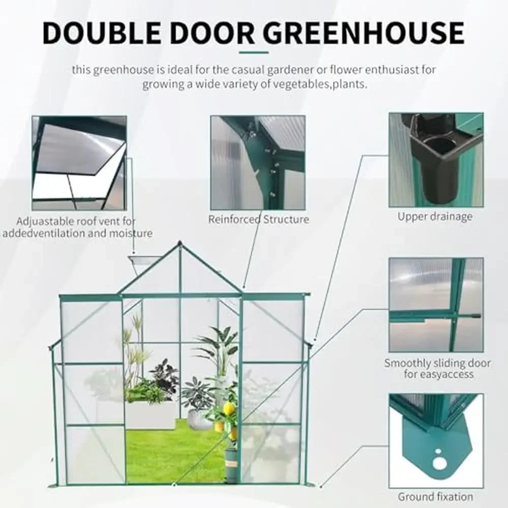 Double Door Raised Base Nursery Garden