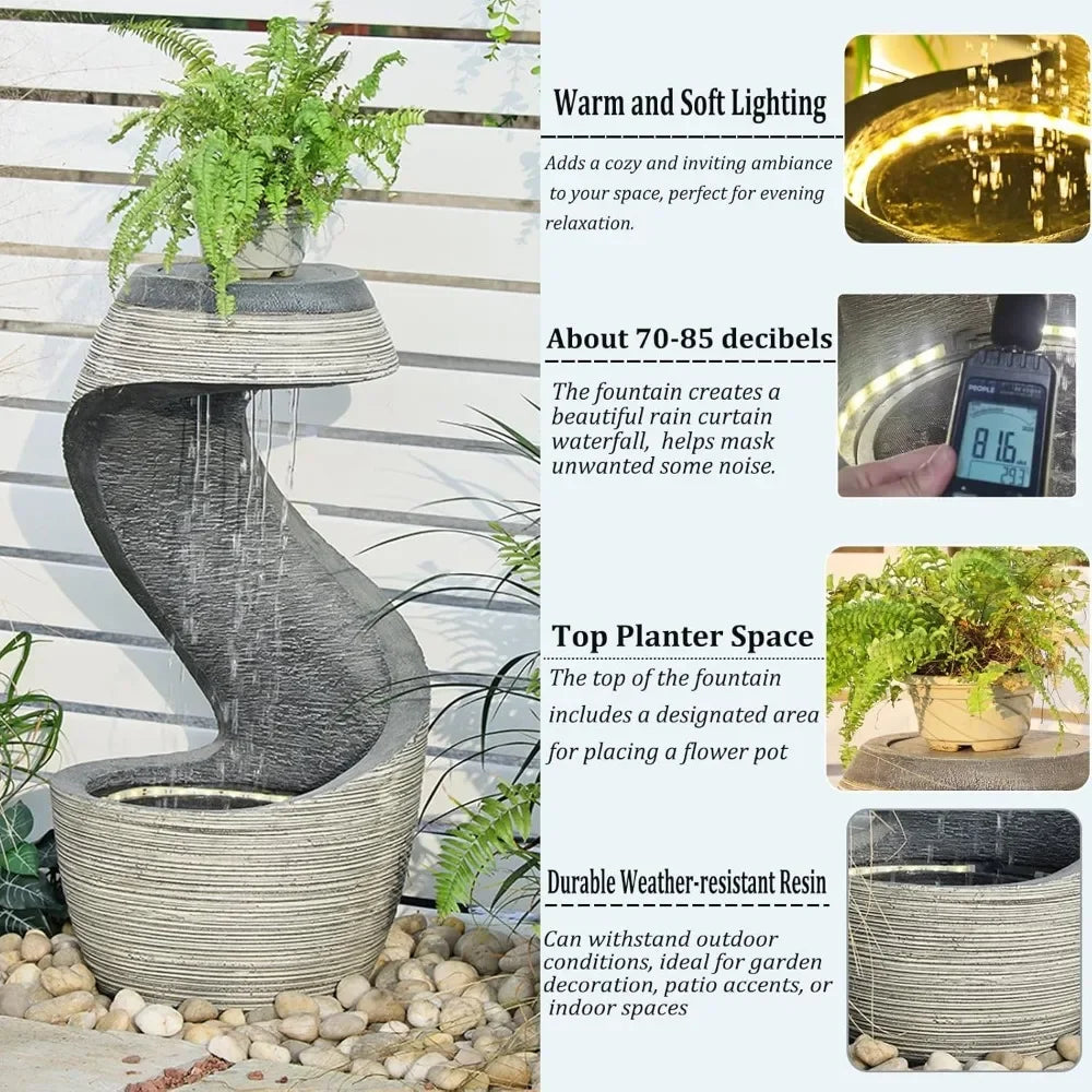 Garden Outdoor Fountain Waterfall