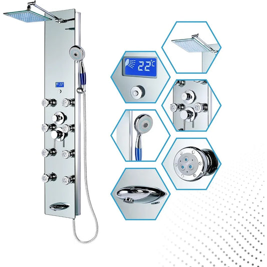 Aluminum SPA Shower Panel Column Tower