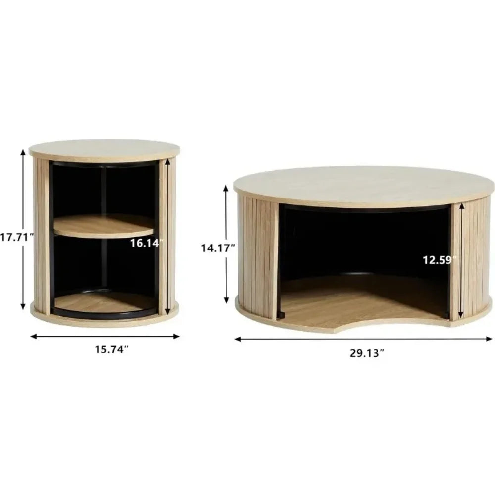 Nesting Coffee Table Set Of 2