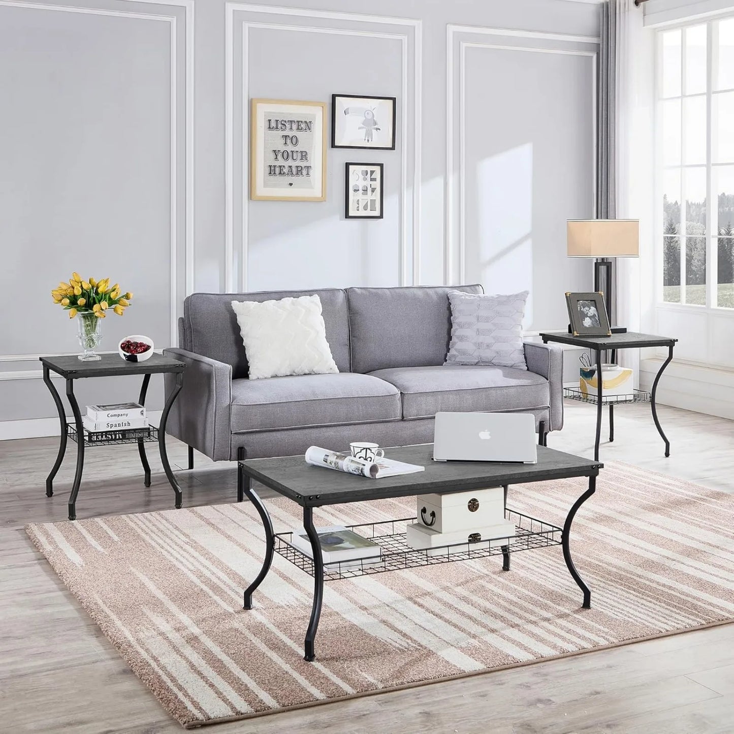 3 Pieces Living Room Sets