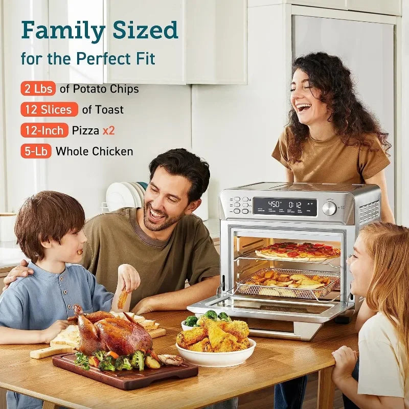 Smart 12-in-1 Air Fryer Toaster Oven Combo