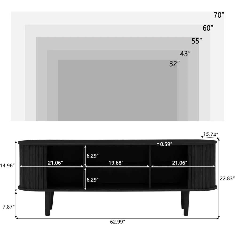 TV Stand Modern Console Table