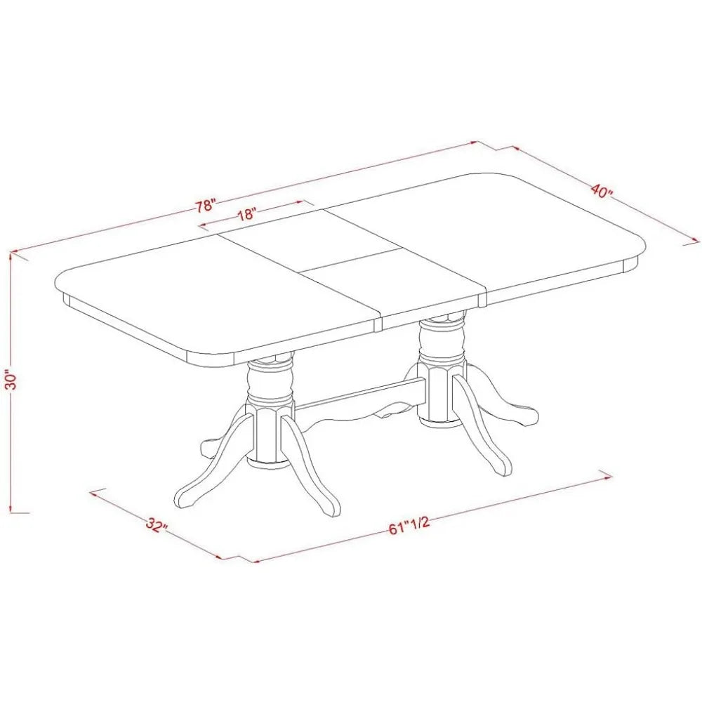 7 Piece Dining Room Furniture Set