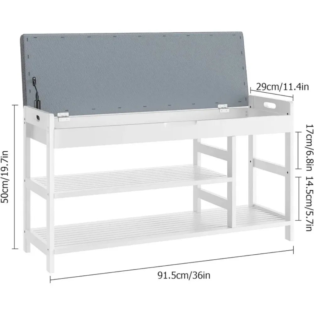 Entryway Storage Bench