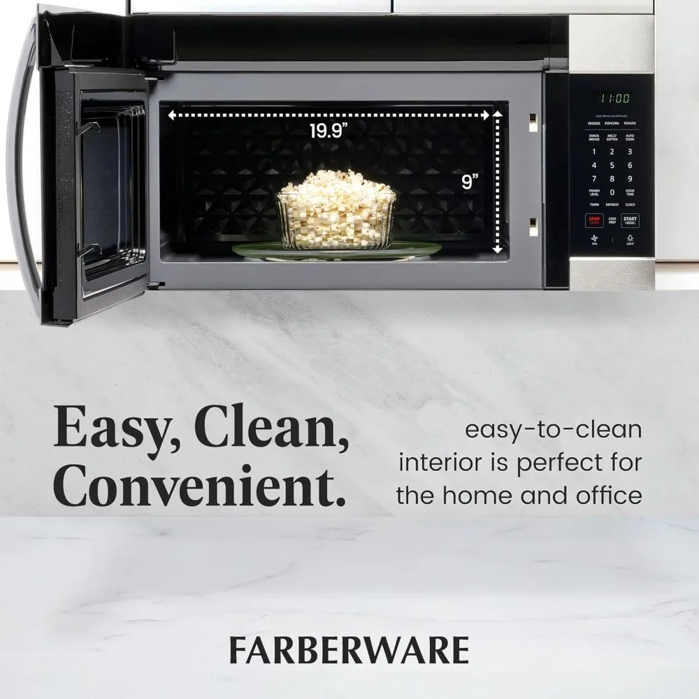 Over-the-Range Microwave Oven Auto Reheat