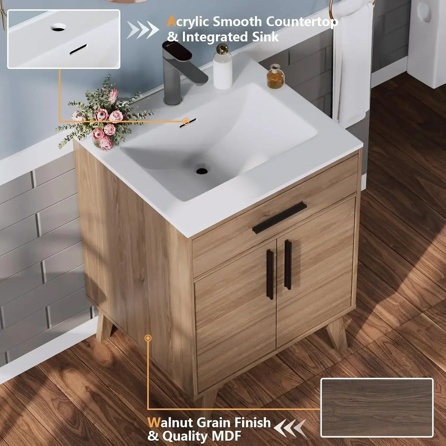 Bathroom Vanity With Sink Combo