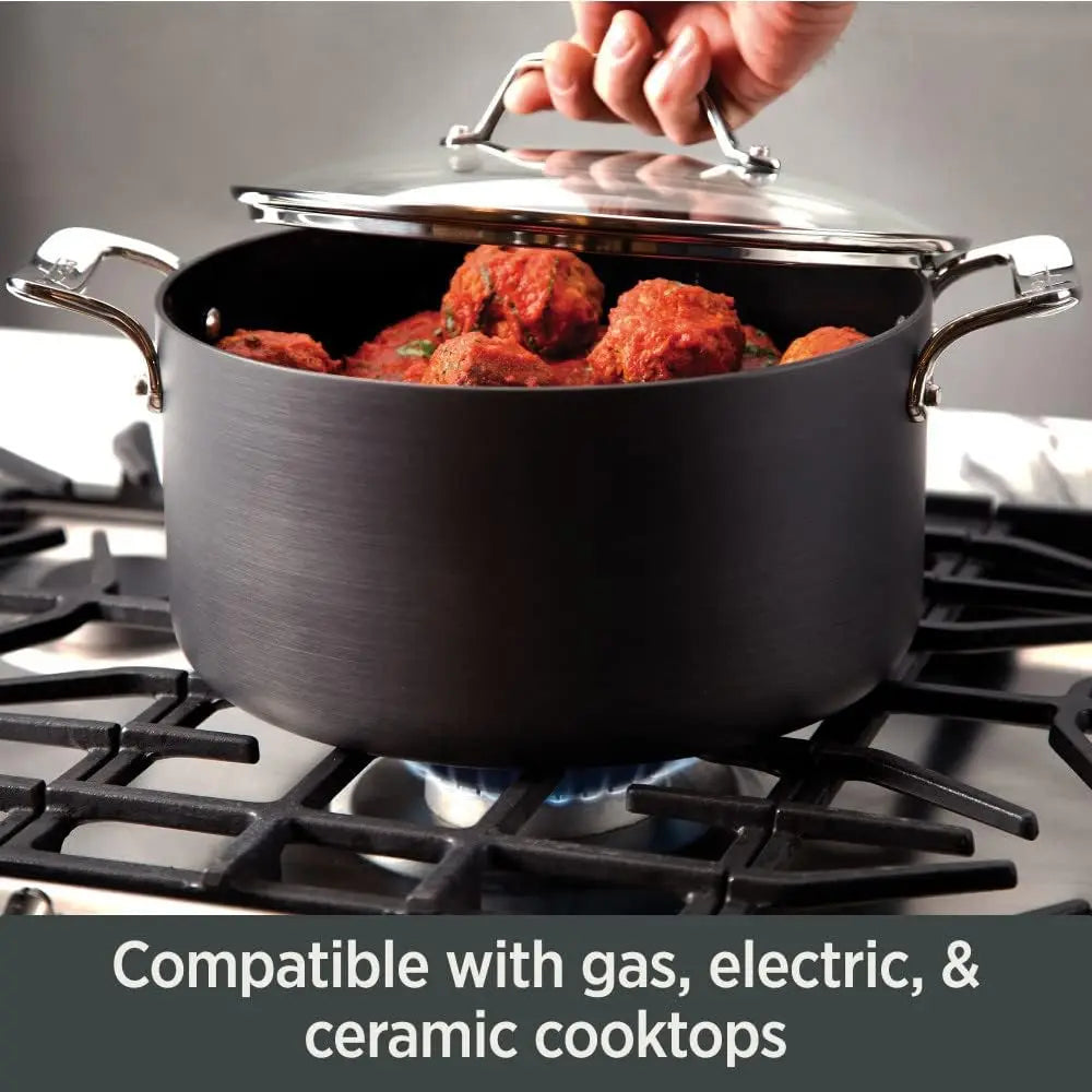 All-Clad Essentials Hard Anodized Nonstick Pan Set