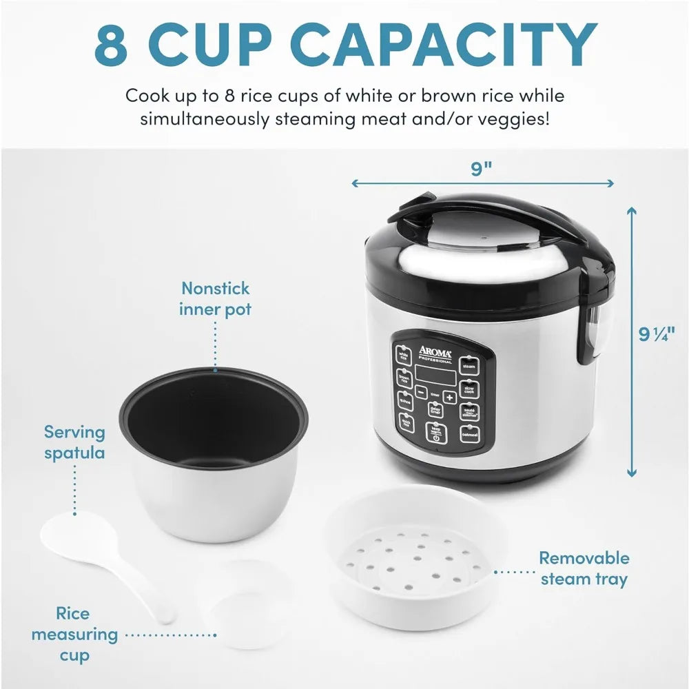 Rice Cooker Programmable Digital Controls