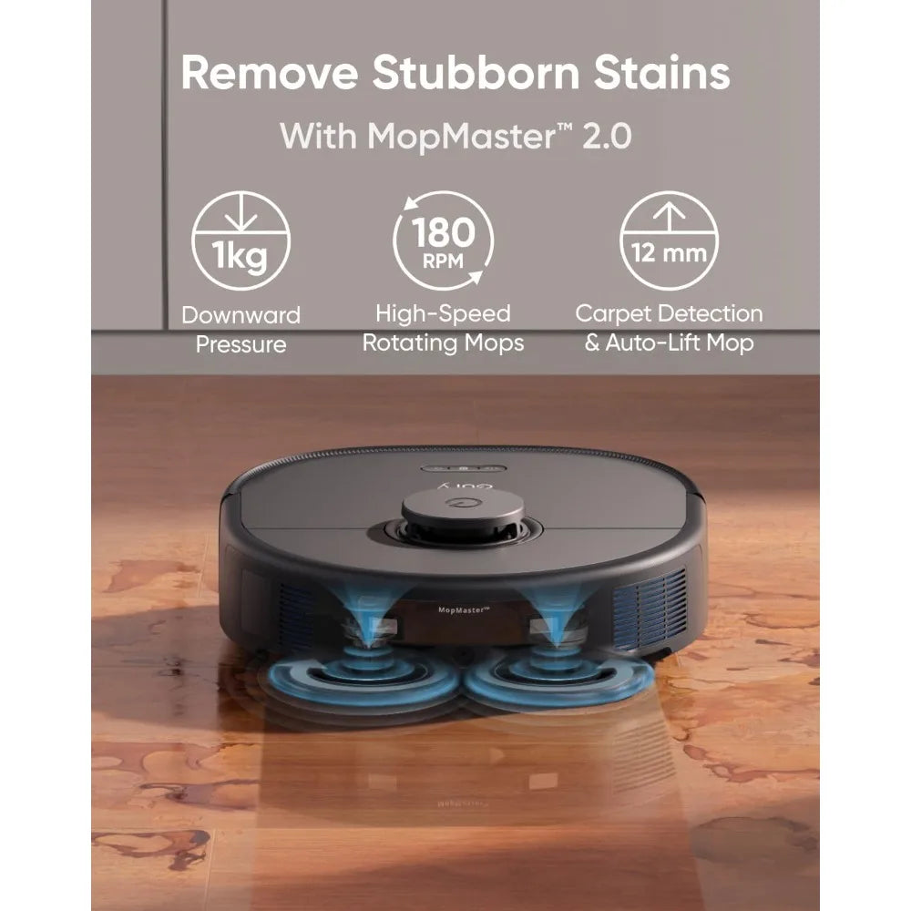 Robot Vacuum, Mop with 8,000 Pa Suction