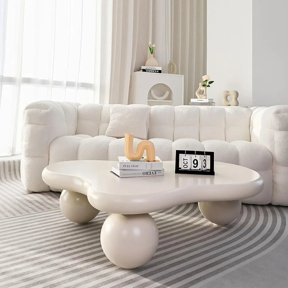 Modern Low Cloud Shape Coffee Table