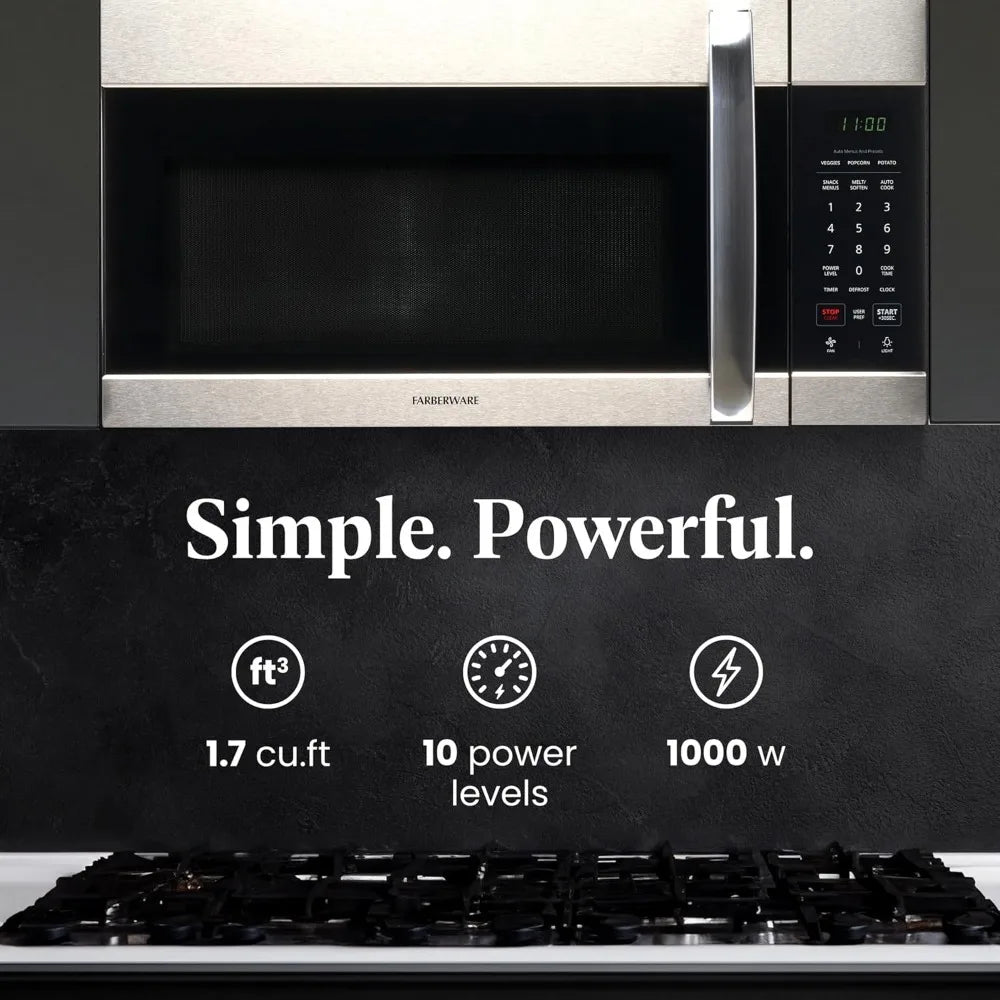 Over-the-Range Microwave Oven Auto Reheat